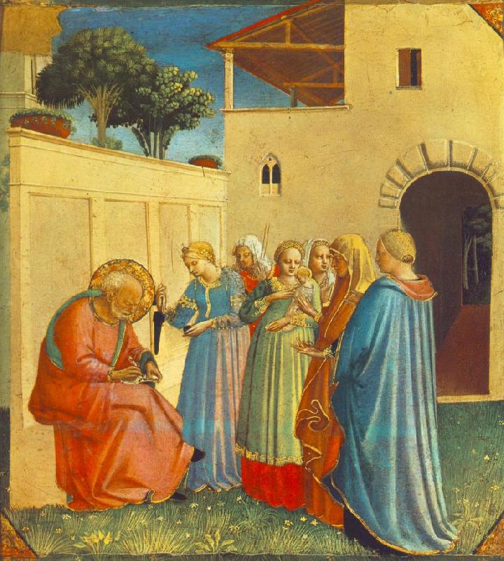 ANGELICO  Fra The Naming of St. John the Baptist France oil painting art